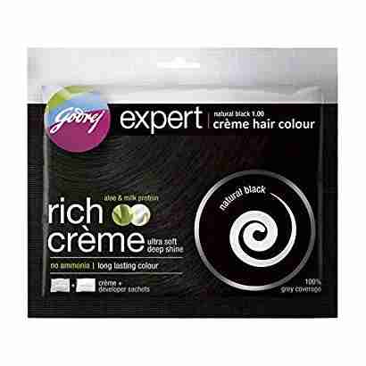 Godrej Expert Creme Hair Color Black  20 gm